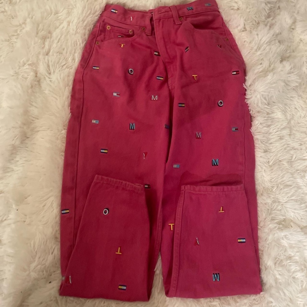 Tommy Hilfiger pink jeans size 25